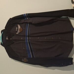 Harley Davidson 115th anniversary vented long sleeve button shirt